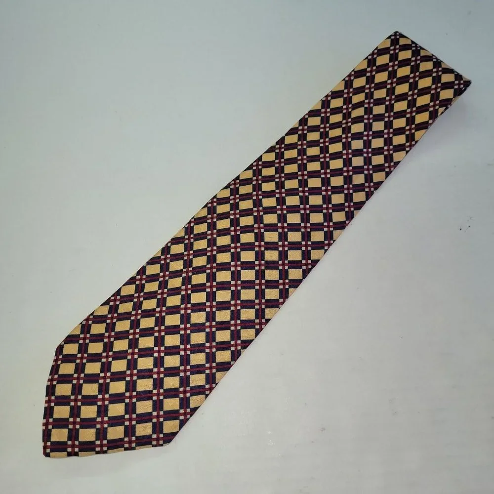 Robert Talbott Best of Class Necktie Mens Handmade in‎ USA Italian Silk Argyle
